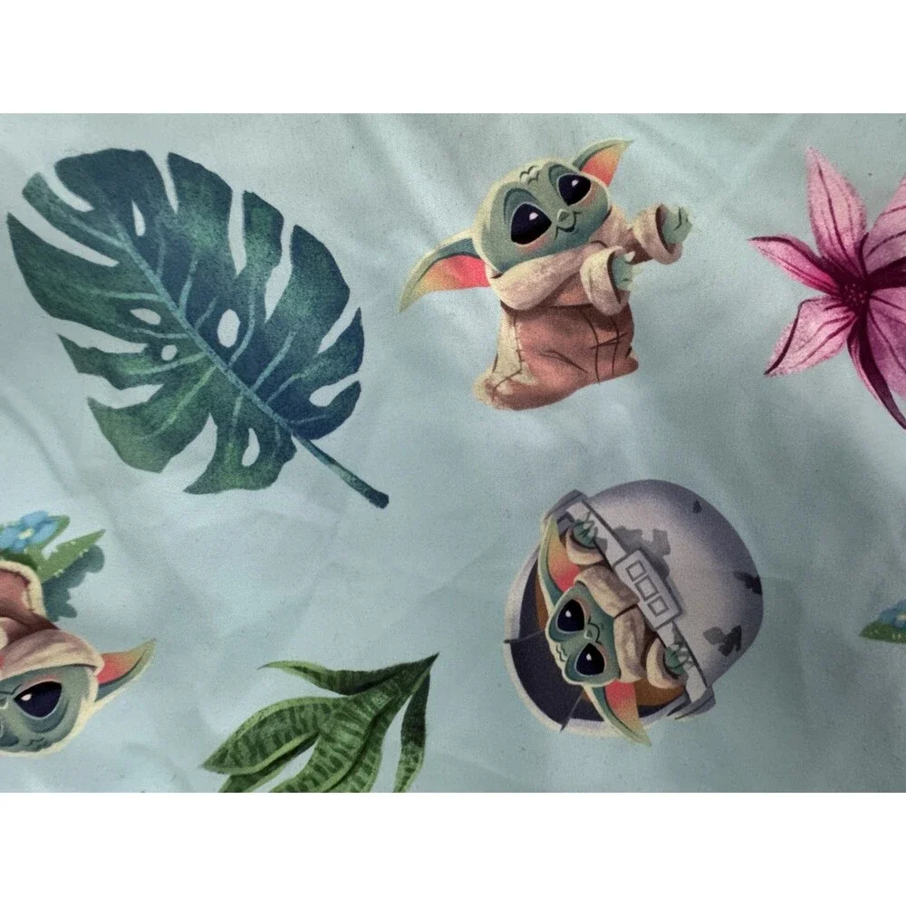 Star Wars Swim Trunks Mens 2XL Grogu Baby Yoda Floral Board‎ Shorts